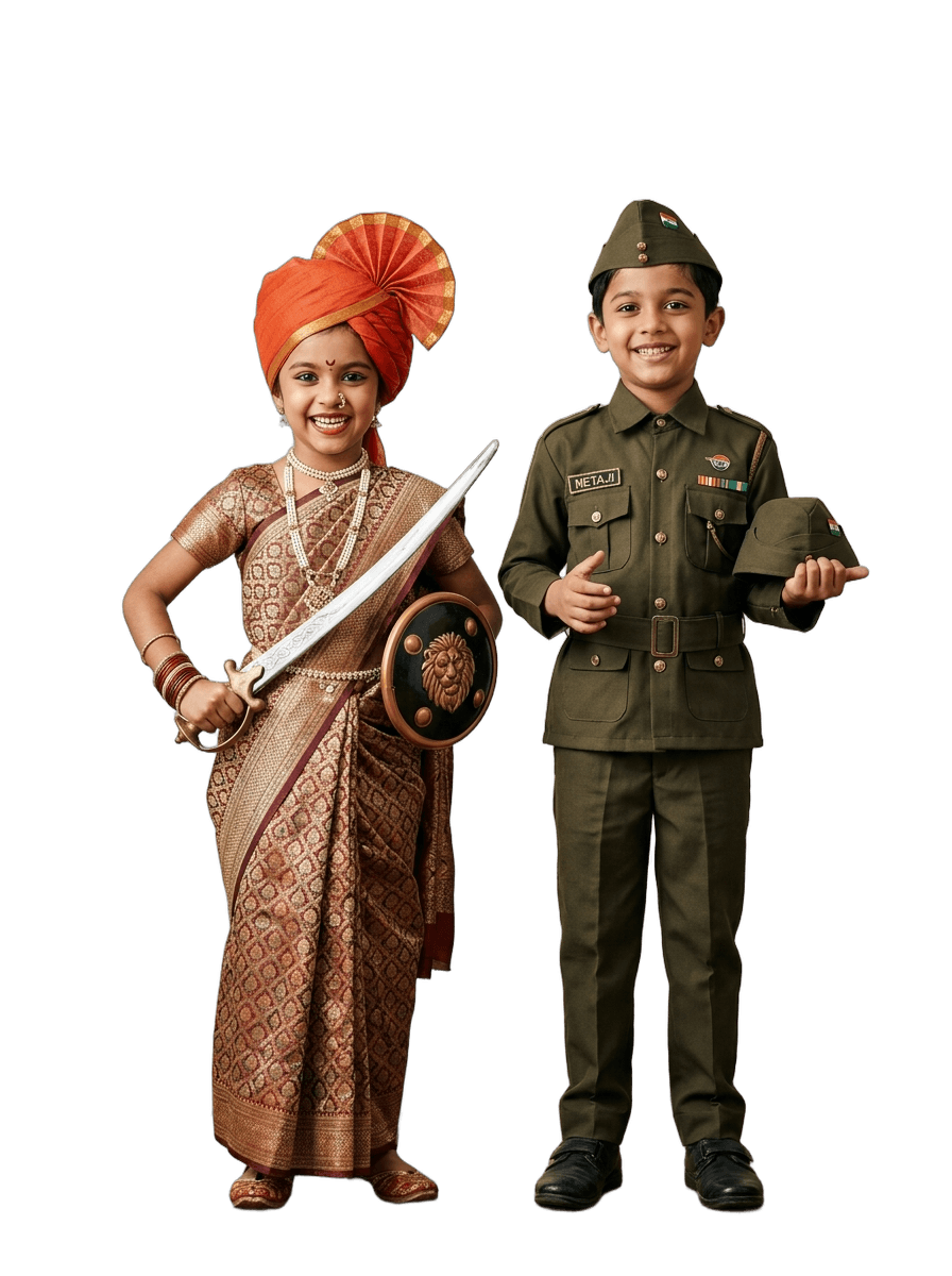 Rani Laxmibai & Netaji Freedom Fighter Set